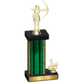 Accented Single Green Glacier Third Place Archery Trophy