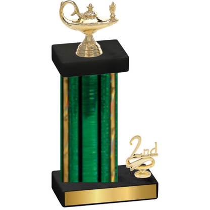 Accented Single Green Glacier Second Place Academics Trophy