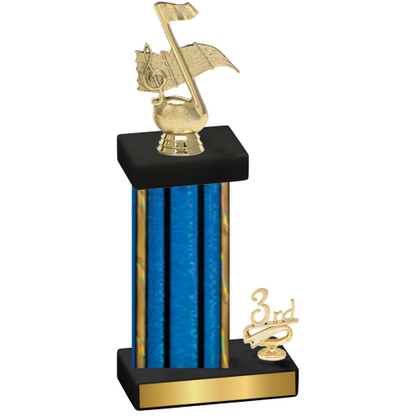 Accented Single Blue Glacier Third Place Music Trophy