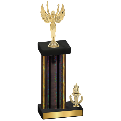 Accented Single Black Glacier Victory Victory Trophy