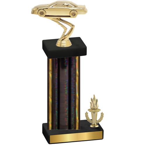 Accented Single Black Glacier Victory Cars Trophy