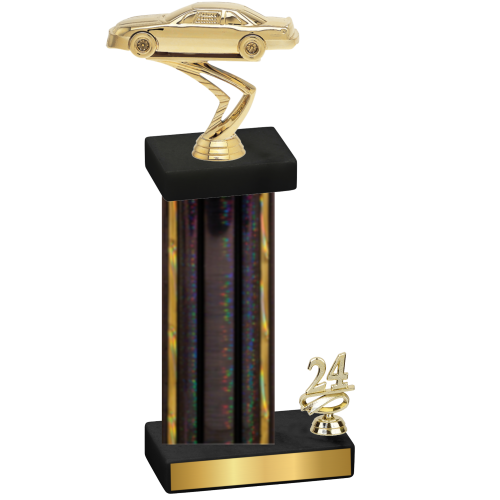 Accented Single Black Glacier Year Cars Trophy