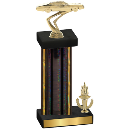 Accented Single Black Glacier Victory Cars Trophy