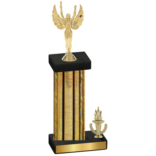 Accented Single Gold Glacier Victory Victory Trophy