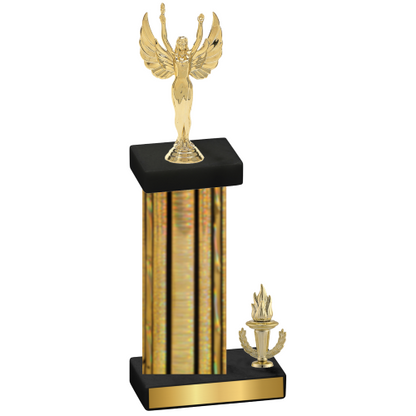 Accented Single Gold Glacier Victory Victory Trophy