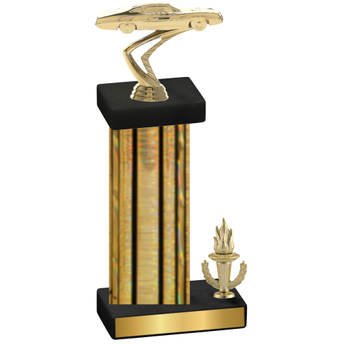 Accented Single Gold Glacier Victory Cars Trophy