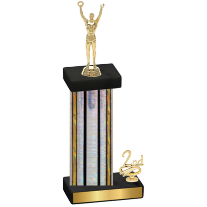 Accented Single Silver Glacier Second Place Victory Trophy