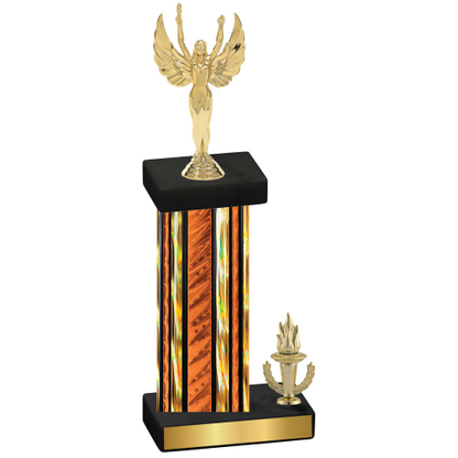 Accented Single Orange Glacier Victory Victory Trophy