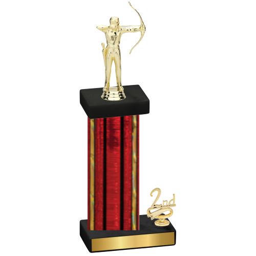 Accented Single Red Glacier Second Place Archery Trophy