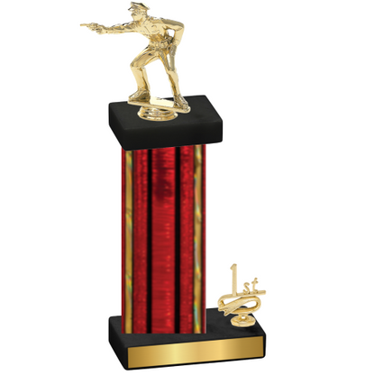 Accented Single Red Glacier First Place Shooter Trophy