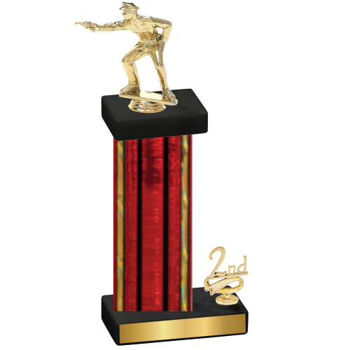 Accented Single Red Glacier Second Place Shooter Trophy