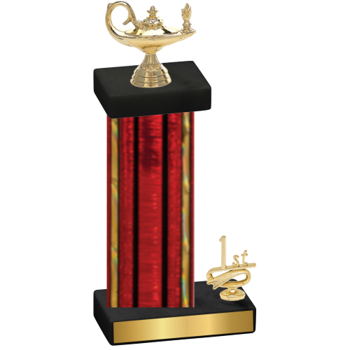 Accented Single Red Glacier First Place Academics Trophy