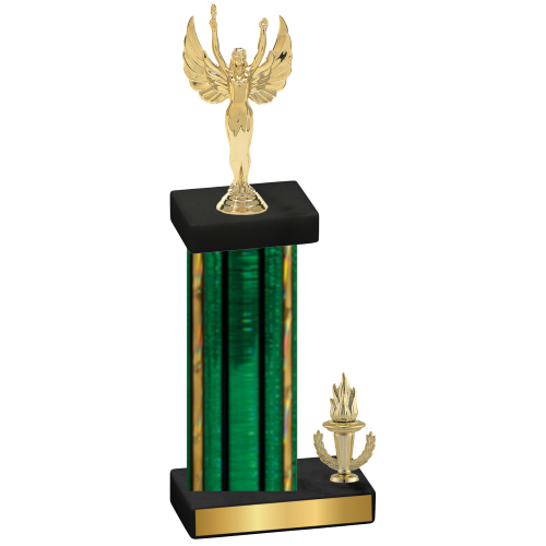 Accented Single Green Glacier Victory Victory Trophy