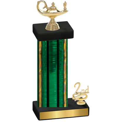Accented Single Green Glacier Second Place Academics Trophy