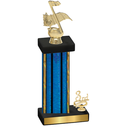 Accented Single Blue Glacier Third Place Music Trophy
