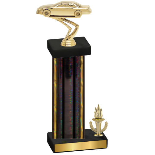 Accented Single Black Glacier Victory Cars Trophy