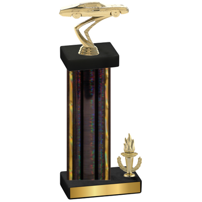 Accented Single Black Glacier Victory Cars Trophy