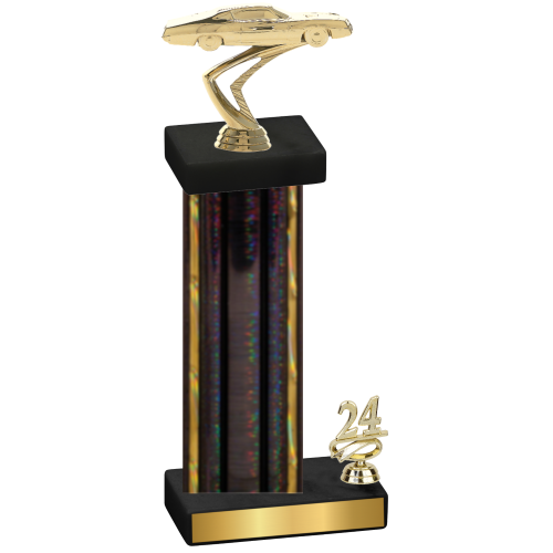 Accented Single Black Glacier Year Cars Trophy