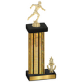 Accented Single Gold Glacier Victory Running Trophy