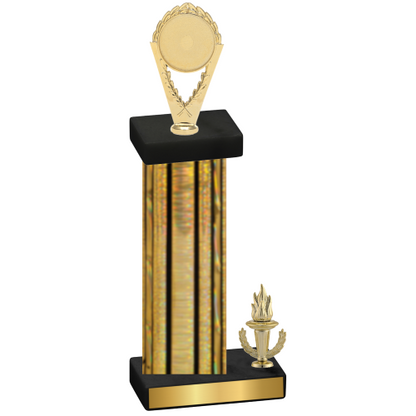 Accented Single Gold Glacier Victory Insert Trophy