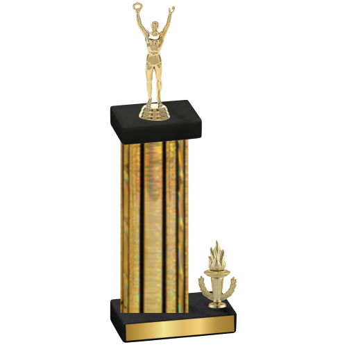 Accented Single Gold Glacier Victory Victory Trophy
