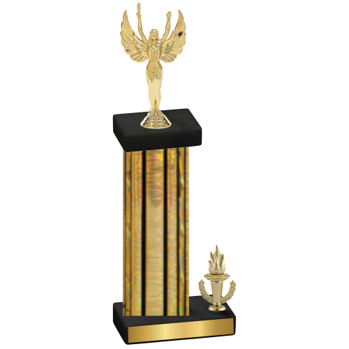 Accented Single Gold Glacier Victory Victory Trophy