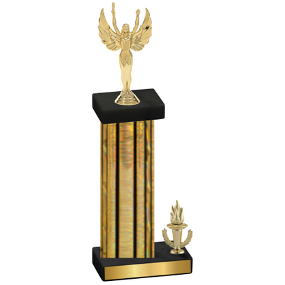 Accented Single Gold Glacier Victory Victory Trophy