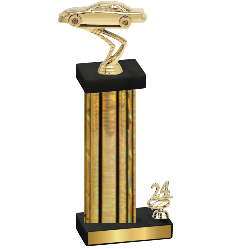 Accented Single Gold Glacier Year Cars Trophy