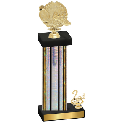Accented Single Silver Glacier Second Place Running Trophy