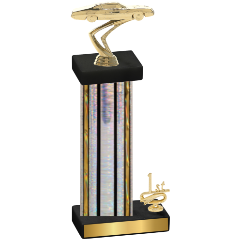 Accented Single Silver Glacier First Place Cars Trophy