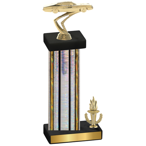 Accented Single Silver Glacier Victory Cars Trophy