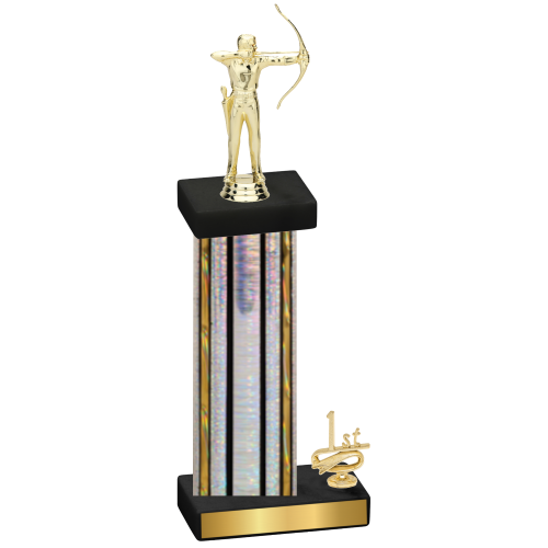 Accented Single Silver Glacier First Place Archery Trophy