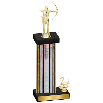 Accented Single Silver Glacier Second Place Archery Trophy