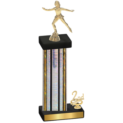 Accented Single Silver Glacier Second Place Skater Trophy