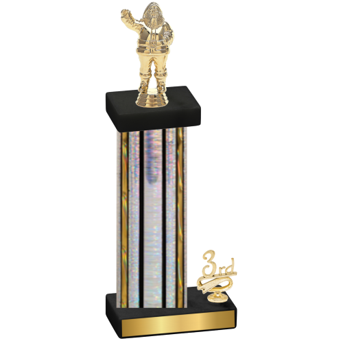 Accented Single Silver Glacier Third Place Holiday Trophy