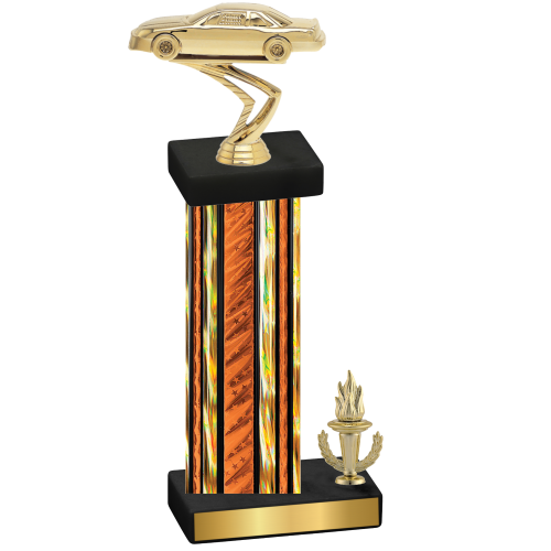 Accented Single Orange Glacier Victory Cars Trophy