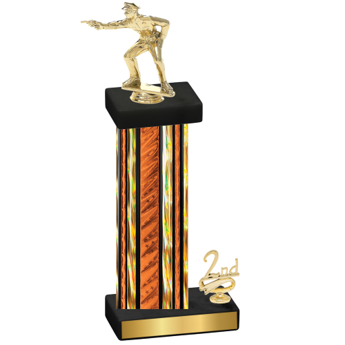 Accented Single Orange Glacier Second Place Shooter Trophy