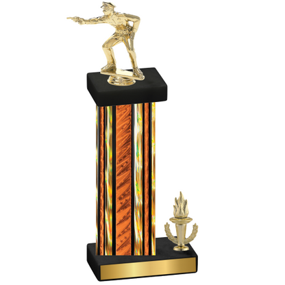 Accented Single Orange Glacier Victory Shooter Trophy