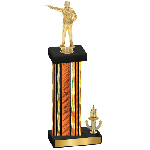 Accented Single Orange Glacier Victory Shooter Trophy