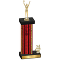 Accented Single Red Glacier Year Victory Trophy