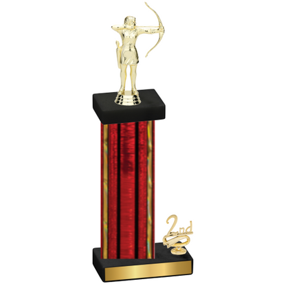 Accented Single Red Glacier Second Place Archery Trophy