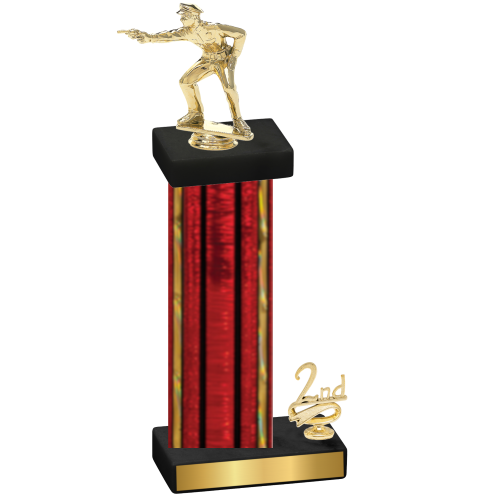 Accented Single Red Glacier Second Place Shooter Trophy