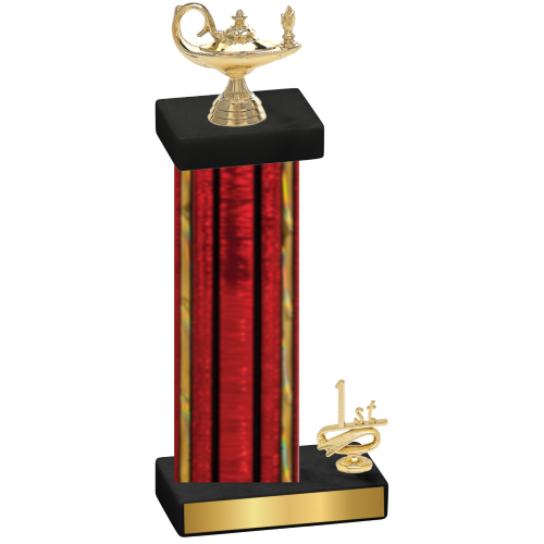 Accented Single Red Glacier First Place Academics Trophy