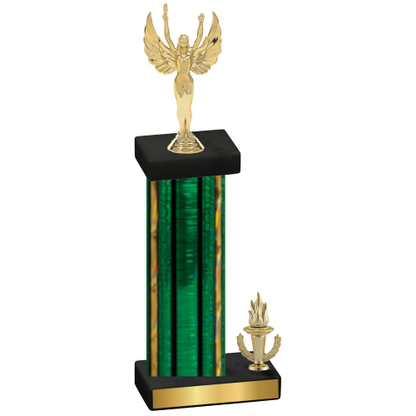 Accented Single Green Glacier Victory Victory Trophy