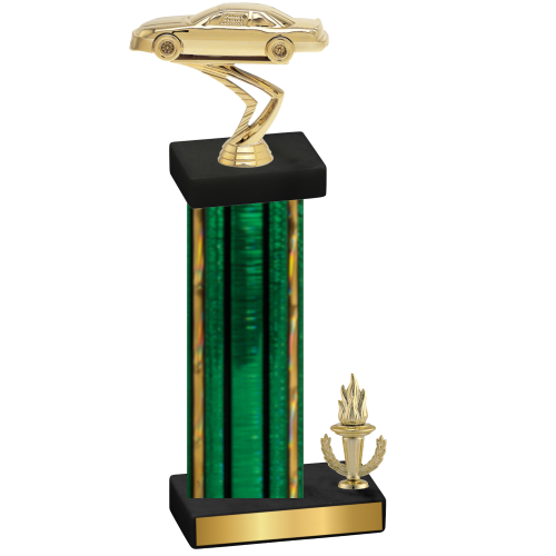 Accented Single Green Glacier Victory Cars Trophy