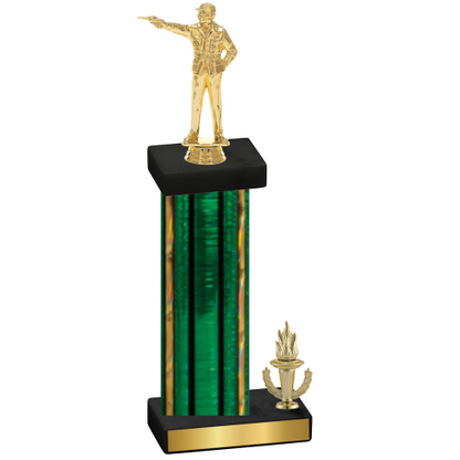 Accented Single Green Glacier Victory Shooter Trophy