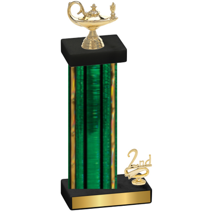 Accented Single Green Glacier Second Place Academics Trophy