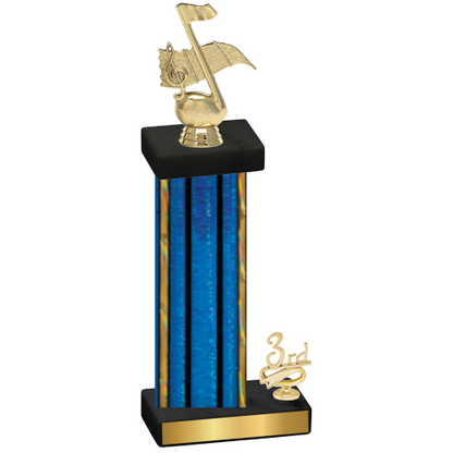 Accented Single Blue Glacier Third Place Music Trophy