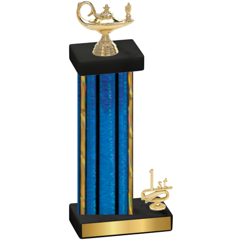 Accented Single Blue Glacier First Place Academics Trophy