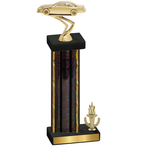 Accented Single Black Glacier Victory Cars Trophy